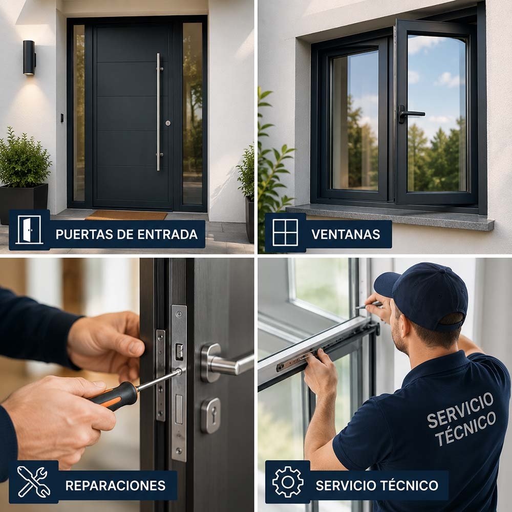 Instalación de puerta de seguridad
