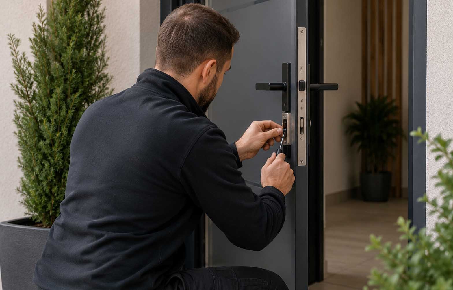 Reparación de puerta y cerradura